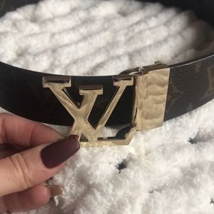 Louis Vuitton belt and bag
